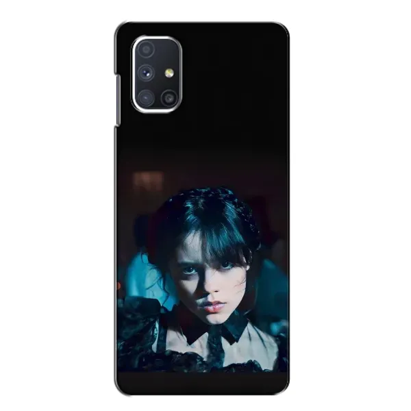 Чехол с принтом «взгляд Уэнздей» для Samsung Galaxy M51 Чехол с принтом «взгляд Уэнздей» для Samsung Galaxy M51