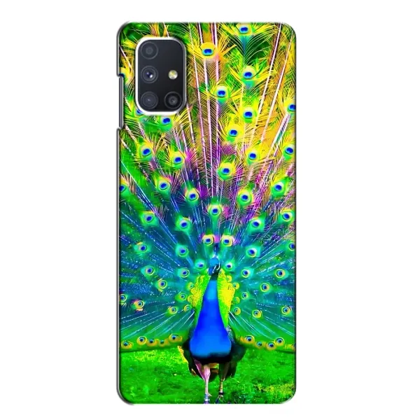 Чехол с принтом «Яркий Павлин» для Samsung Galaxy M51 Чехол с принтом «Яркий Павлин» для Samsung Galaxy M51