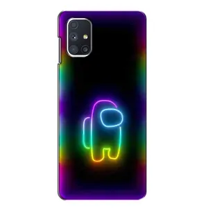 Чохли Амонг Ас для Samsung Galaxy M51 (AlphaPrint) (Яскравий скін)