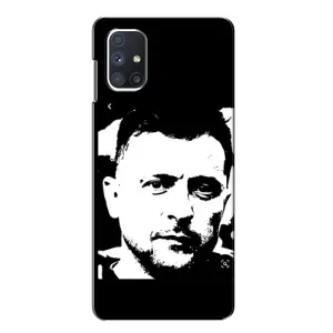 Чохол для Samsung Galaxy M51 (AlphaPrint - с принтом Зеленського) (Зеленский АРТ)