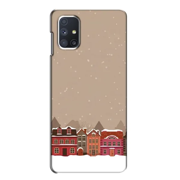 Чохол з принтом «Зимове місто» для Samsung Galaxy M51