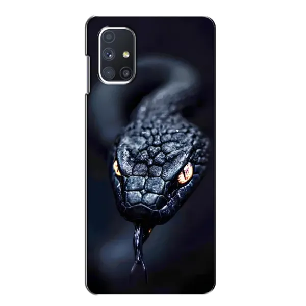 Чохол з принтом «Чорна змія» для Samsung Galaxy M51