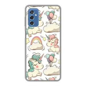 Чохол для Самсунг Галаксі М52 5G (М526) - (Єдинорожки - Новинки) (AlphaPrint) (Єдиноріжки)