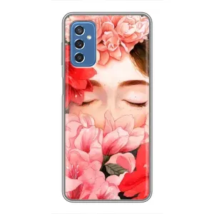Чехлы (ART) Цветы на Samsung Galaxy M52 5G (M526) (VPrint) (Очі в квітах)