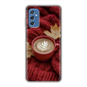 Чохол з унікальним дизайном 'Осінь з кавою' для Samsung Galaxy M52 5G (M526) (Кава на ковдрі)