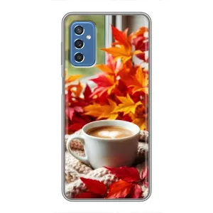 Чохол з унікальним дизайном 'Осінь з кавою' для Samsung Galaxy M52 5G (M526)
