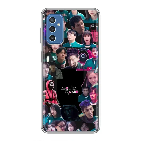 Чохол з принтом «Колаж Гра кальмара» для Samsung Galaxy M52 5G (M526)