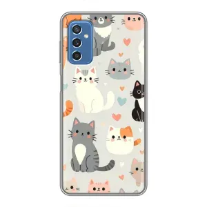 Чохол з малюнком кіт на Samsung Galaxy M52 5G (M526) (Колаж котів)
