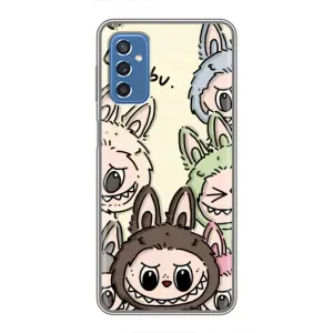 Чохол з Лабубу на Samsung Galaxy M52 5G (M526) (Золота мавпа Bored Ape)