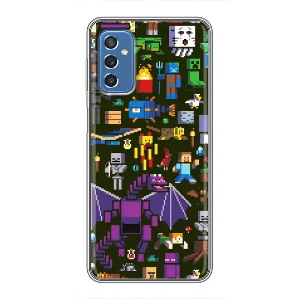 Чохол з принтом «Колаж Майнкрафт» для Samsung Galaxy M52 5G (M526)