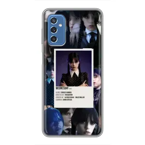 Чохли Венсдей на Samsung Galaxy M52 5G (M526) Уенсдей (AlphaPrint) (колаж Венздей)