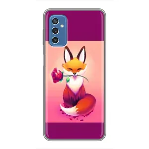 Чохли з картинкою Лисичка для Samsung Galaxy M52 5G (M526) (VPrint) (Лиса з трояндою)