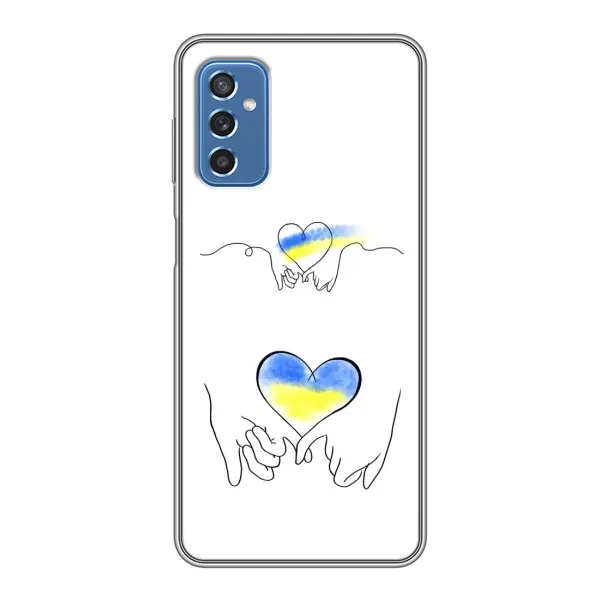 Чохол з принтом «Мир Україні» для Samsung Galaxy M52 5G (M526)