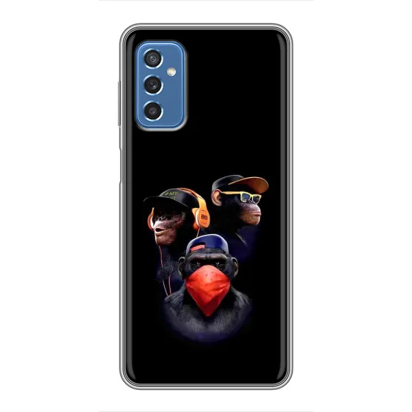 Чохол з принтом «Три мавпи» для Samsung Galaxy M52 5G (M526)