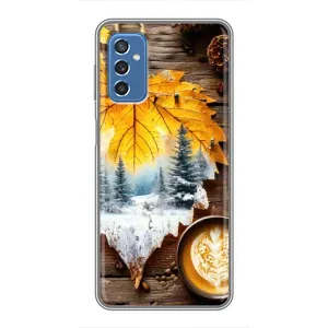 Чохол з унікальним дизайном 'Осінь з кавою' для Samsung Galaxy M52 5G (M526) (Осінньо-зимова кава)