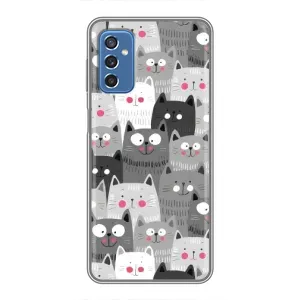 Чохли з Котиками для Samsung Galaxy M52 5G (M526) (VPrint) (Мальовані котики)