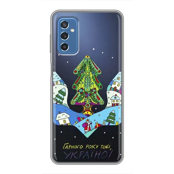 Чохол з принтом «Різдвяний герб» для Samsung Galaxy M52 5G (M526)