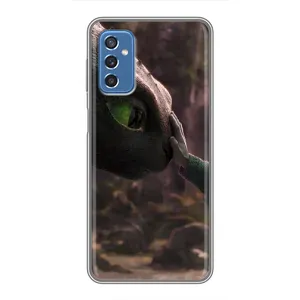 Чохол як приборкати дракона на Samsung Galaxy M52 5G (M526) (Сцена з драконом)