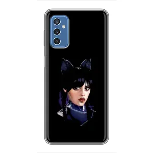 Чохли Венсдей на Samsung Galaxy M52 5G (M526) Уенсдей (AlphaPrint) (серйозна Венздей)