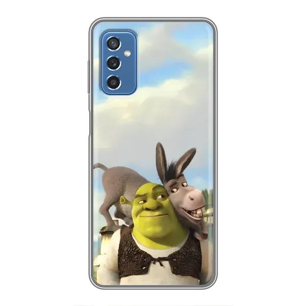 Чехол с принтом «Шрек и Осел» для Samsung Galaxy M52 5G (M526) Чехол с принтом «Шрек и Осел» для Samsung Galaxy M52 5G (M526)
