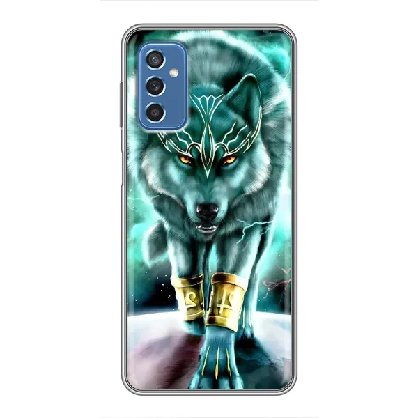 Чохол з принтом «Яскравий вовк» для Samsung Galaxy M52 5G (M526)