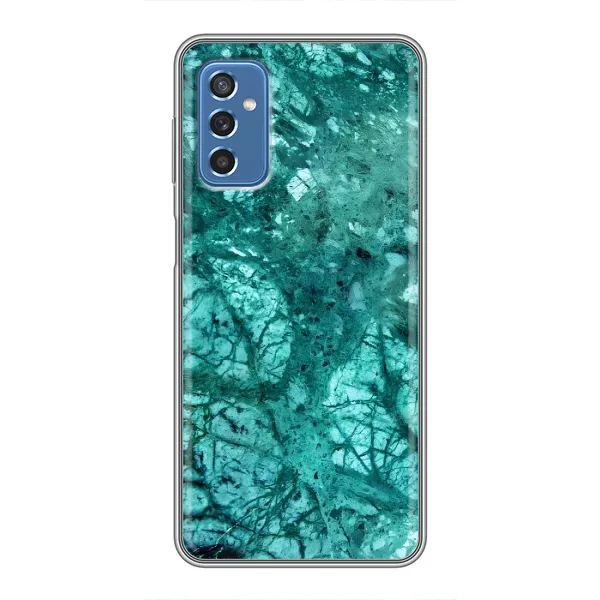 Чохол з принтом «Зелений мрамор» для Samsung Galaxy M52 5G (M526)
