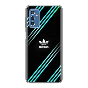 Чехлы Адидас для Samsung Galaxy M52 (AlphaPrint) (Адидас с полосами)