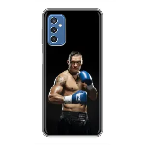 Чохол з картинкою Олександр Усик для Samsung Galaxy M52 (Боксер Усик)