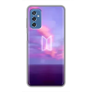 Чехлы BTS для Samsung Galaxy M52 (AlphaPrint) (BTS логотип)