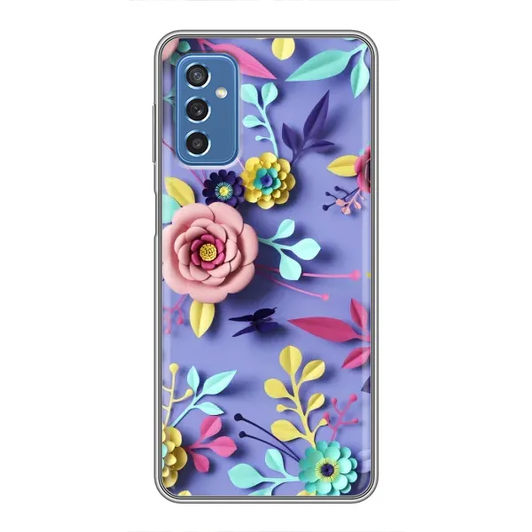 Чехол с принтом «Цветочный дизайн» для Samsung Galaxy M52