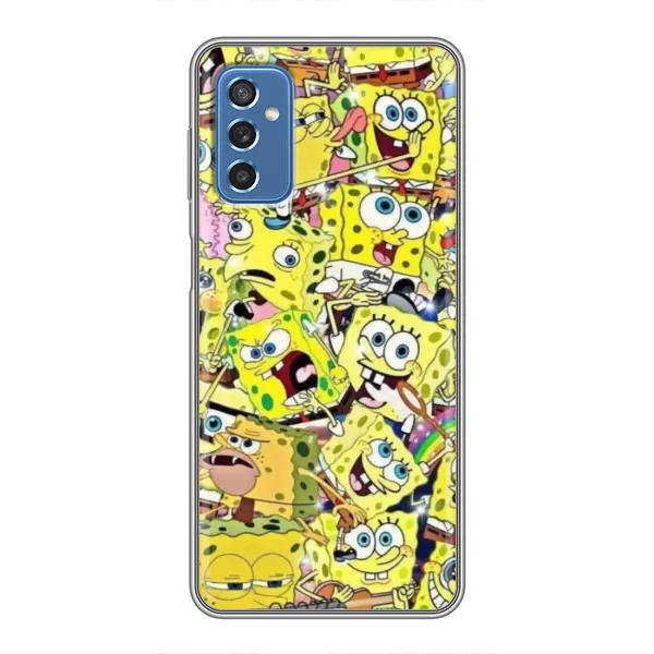 Чехол с принтом «Эмоции Спанч Боба» для Samsung Galaxy M52