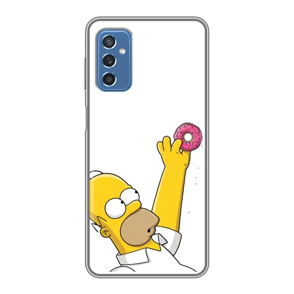 Чехол с принтом «Гомер с пончиком» для Samsung Galaxy M52 Чехол с принтом «Гомер с пончиком» для Samsung Galaxy M52