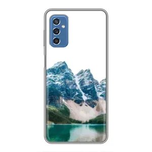 Силиконовый чехол с КАРТИНКАМИ лето для Samsung Galaxy M52 (AlphaPrint) (Гори)