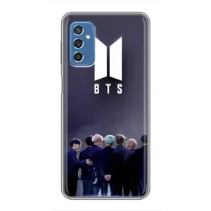 Чехлы BTS для Samsung Galaxy M52 (AlphaPrint) (Группа BTS)