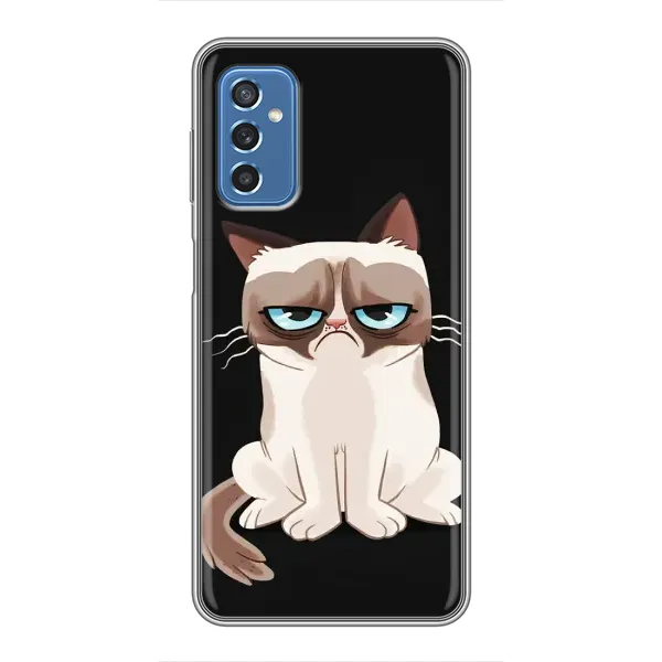 Чохол з принтом «Сумний кіт» для Samsung Galaxy M52