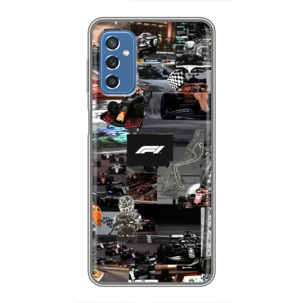 Чехол с принтом «Гоночный коллаж Ф1» для Samsung Galaxy M52 Чехол с принтом «Гоночный коллаж Ф1» для Samsung Galaxy M52
