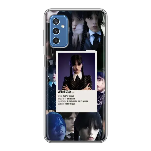 Чехол с принтом «коллаж Уэнздей» для Samsung Galaxy M52