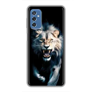 Чохол з картинкою 'Хижаки' для Samsung Galaxy M52 (Лев у темряві)