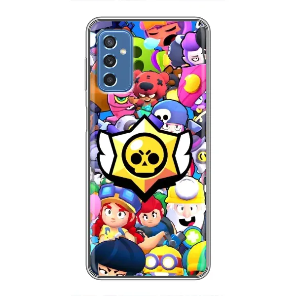 Чохол з принтом «Лого Brawl Stars» для Samsung Galaxy M52