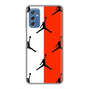 Чехлы для Samsung Galaxy M52 - с картинкой JORDAN (AlphaPrint) (Лого Джордан)