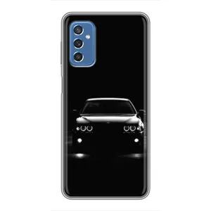Чехол для Самсунг М52 - с принтом БМВ (AlphaPrint) (Машина BMW)