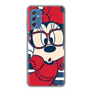 Эксклюзивный чехол для Samsung Galaxy M52 (AlphaPrint - Мультяшные) (Маус в очках)