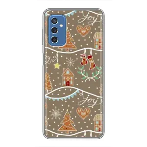 Новогодние, Праздничные Чехлы для Samsung Galaxy M52 - 2024 год (Новогодние пряники)
