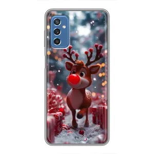 Яскравий чохол для Samsung Galaxy M52 з Зимові Оленята (Олень серед подарунків)