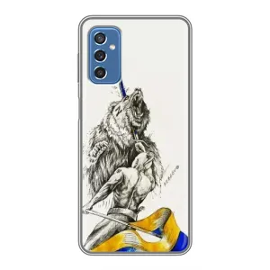 Чехлы Доброго вечора, ми за України для Самсунг М52 (AlphaPrint) (Победа)