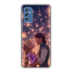 Чехол Рапунцель для Samsung Galaxy M52 (Принцесса и принц)