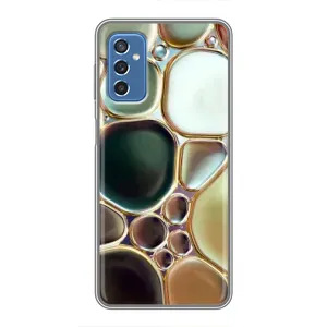 Мраморный чехол на Samsung Galaxy M52 (VPrint) (Радужный Мрамор)