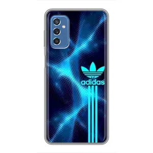 Чехлы Адидас для Samsung Galaxy M52 (AlphaPrint) (Синий Адидас)