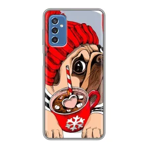 Чохли з собаками для Samsung Galaxy M52 (VPrint) (Песик в шапці)