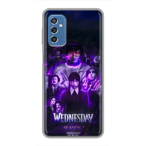 Чехол с принтом «Фиолетовая магия Уэнздей» для Samsung Galaxy M52 Чехол с принтом «Фиолетовая магия Уэнздей» для Samsung Galaxy M52